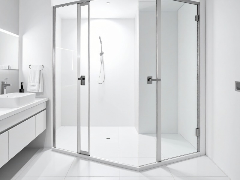 Cancel de baño abatible