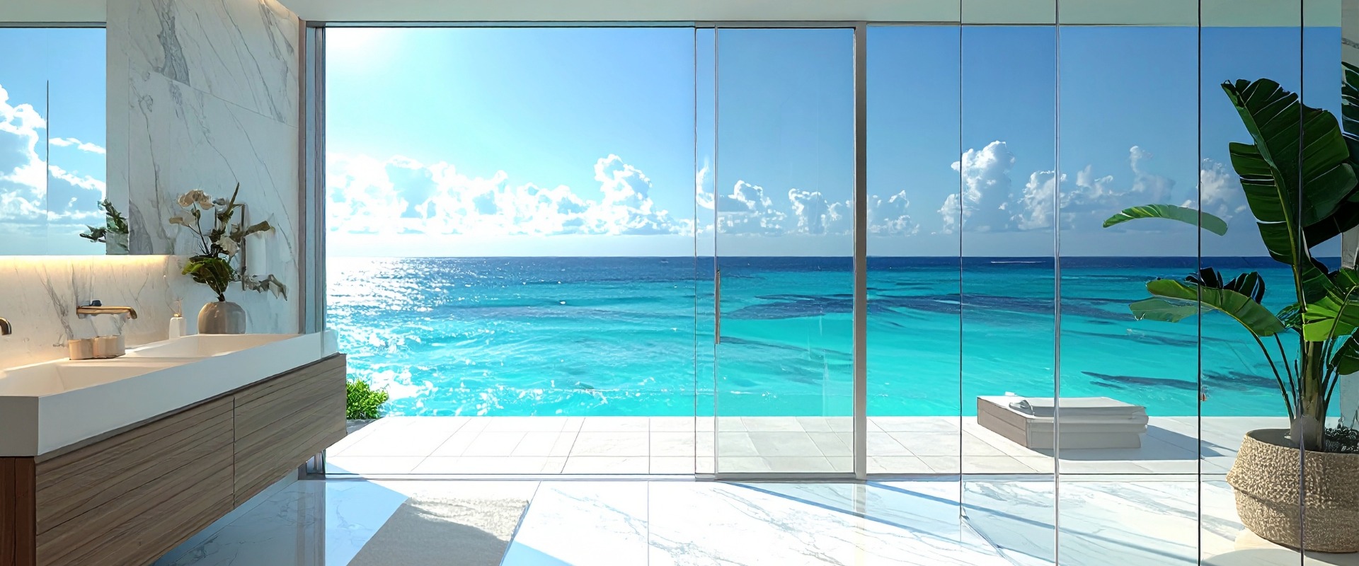 Canceles de baño, vidrio templado y cancelería de aluminio en Cancún
