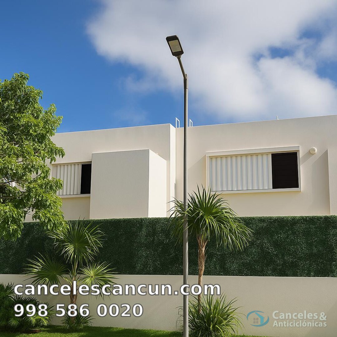 cortina antihuracán tipo acordeón en Cancún: cortina antihuracan acordeon