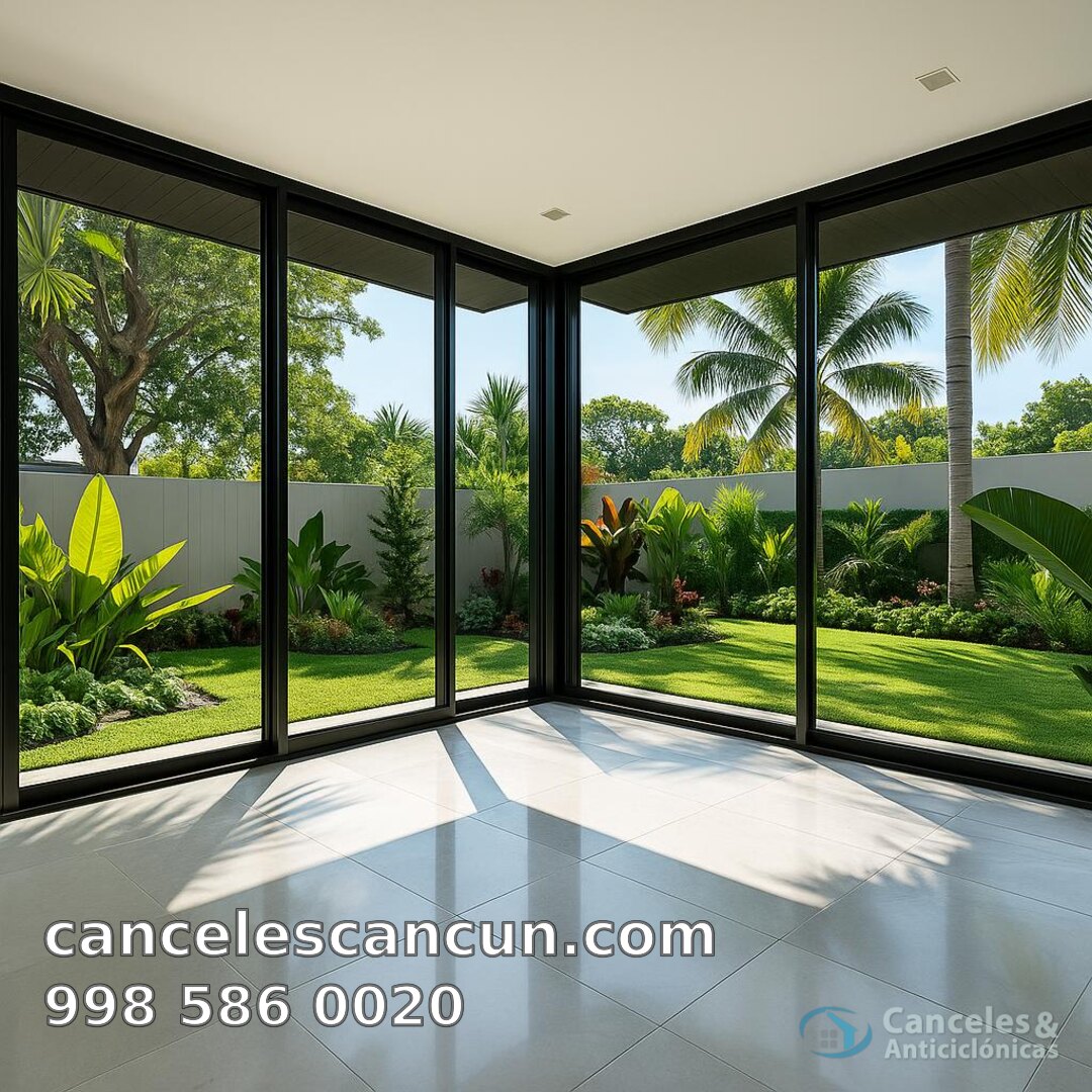 ventana de aluminio y cristal en Cancún: ventana aluminio cristal